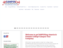 Tablet Screenshot of gocampusing.com